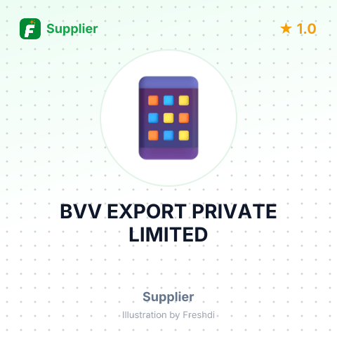 BVV EXPORT PRIVATE LIMITED – summary card, no photo uploaded yet