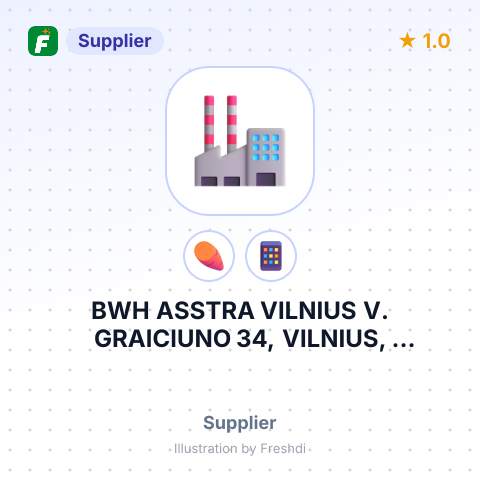 BWH ASSTRA VILNIUS V. GRAICIUNO 34, VILNIUS, LITHUANIA – summary card, no photo uploaded yet