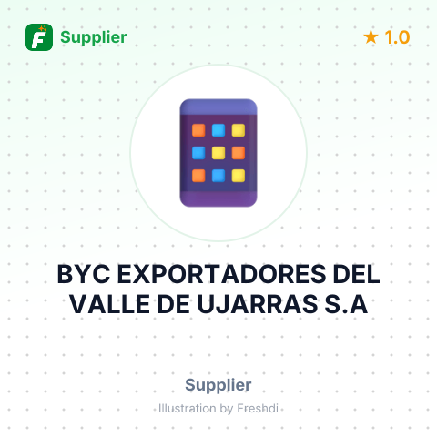BYC EXPORTADORES DEL VALLE DE UJARRAS S.A – summary card, no photo uploaded yet