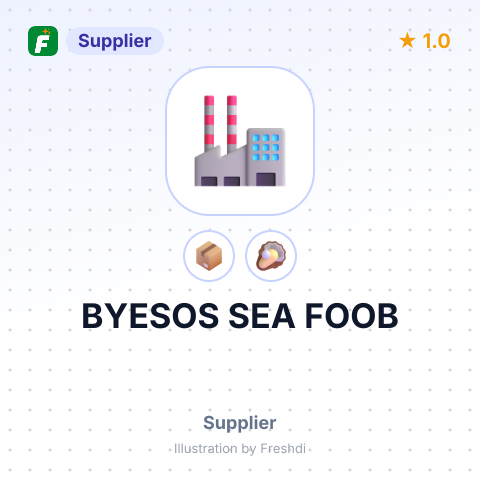 BYESOS SEA FOOB – summary card, no photo uploaded yet