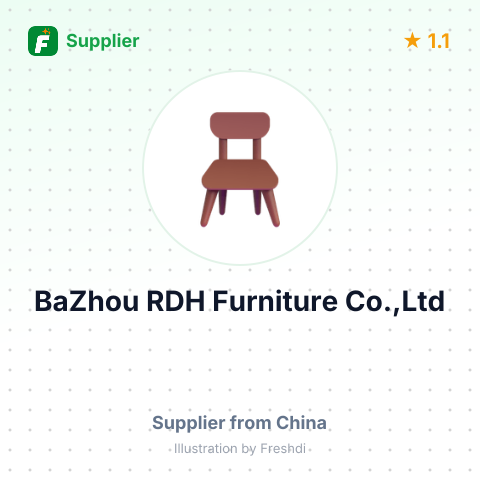 BaZhou RDH Furniture Co.,Ltd – summary card, no photo uploaded yet