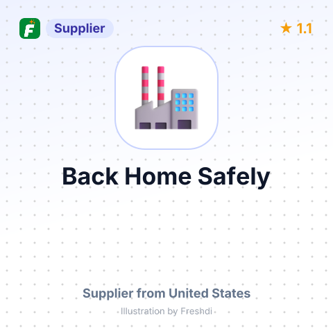 Back Home Safely – summary card, no photo uploaded yet