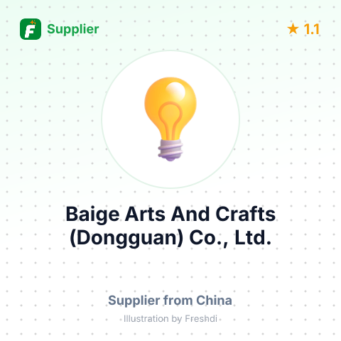 Baige Arts And Crafts (Dongguan) Co., Ltd. – summary card, no photo uploaded yet