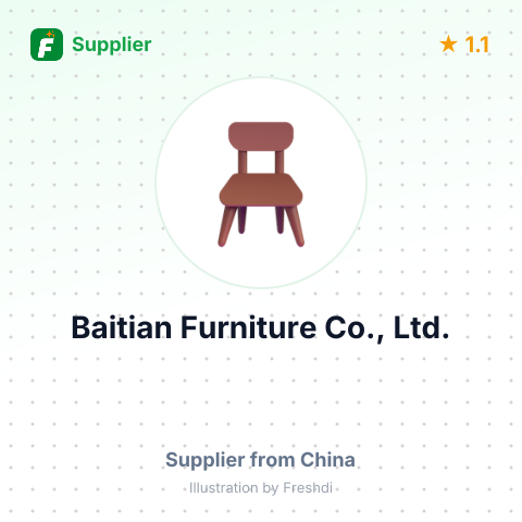 Baitian Furniture Co., Ltd. – summary card, no photo uploaded yet