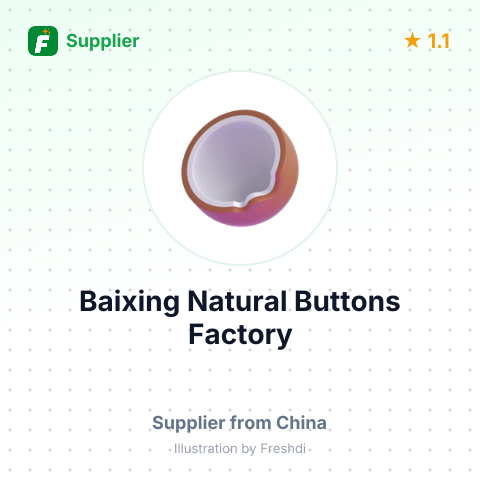 Baixing Natural Buttons Factory – summary card, no photo uploaded yet