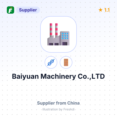 Baiyuan Machinery Co.,LTD – summary card, no photo uploaded yet