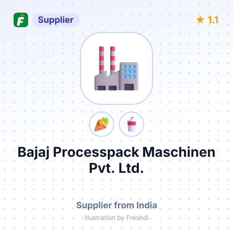 Bajaj Processpack Maschinen Pvt. Ltd.  – summary card, no photo uploaded yet