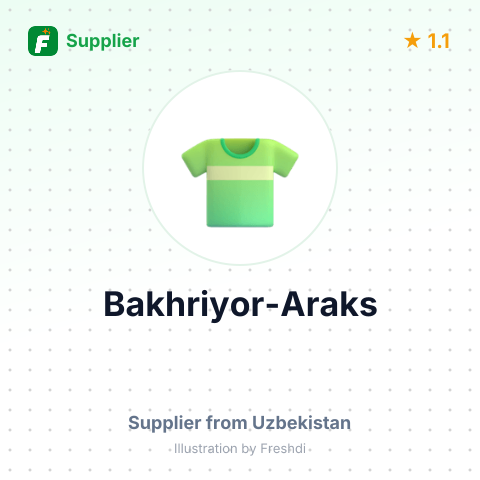 Bakhriyor-Araks – summary card, no photo uploaded yet