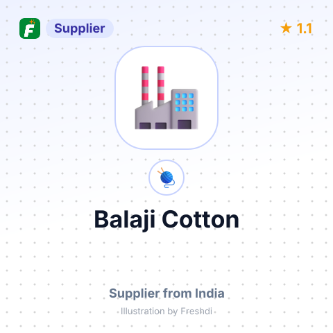 Balaji Cotton  – summary card, no photo uploaded yet