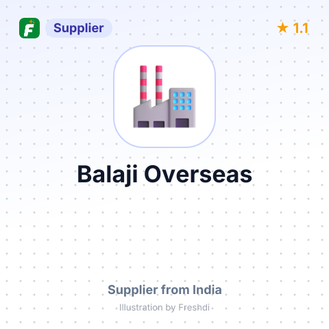 Balaji Overseas  – summary card, no photo uploaded yet