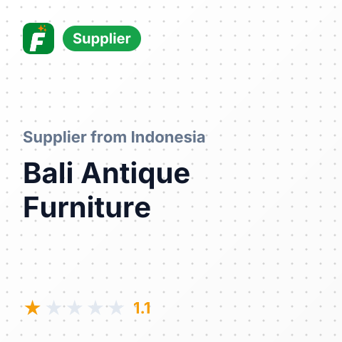Bali Antique Furniture – summary card, no photo uploaded yet