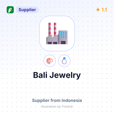 Bali Jewelry – summary card, no photo uploaded yet
