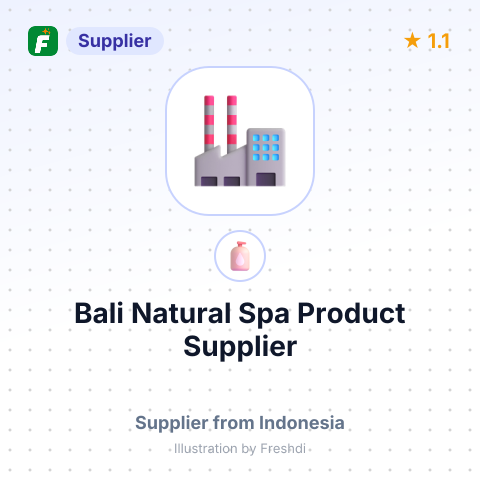 Bali Natural Spa Product Supplier – summary card, no photo uploaded yet