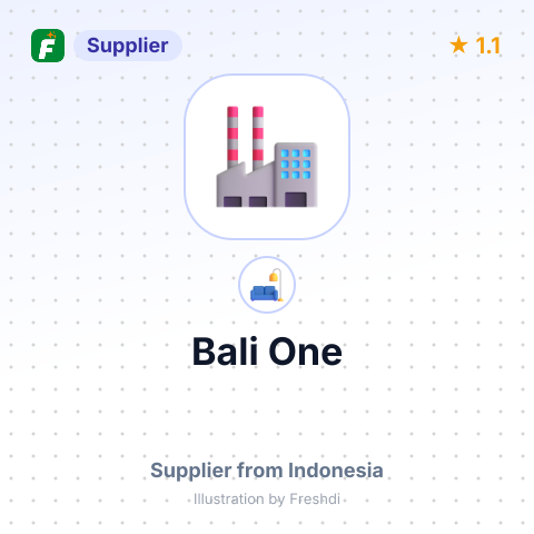 Bali One – summary card, no photo uploaded yet