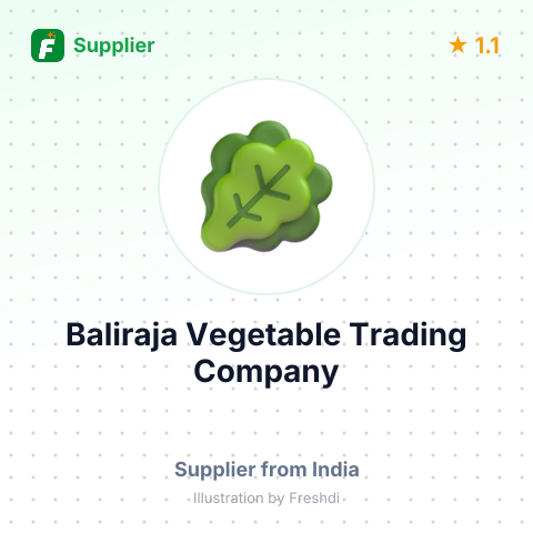 Baliraja Vegetable Trading Company  – summary card, no photo uploaded yet