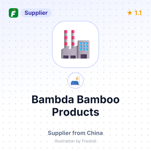 Bambda Bamboo Products – summary card, no photo uploaded yet