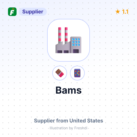Bams  – summary card, no photo uploaded yet