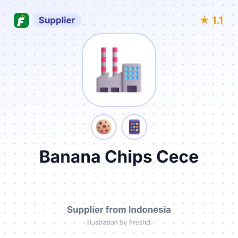 Banana Chips Cece  – summary card, no photo uploaded yet