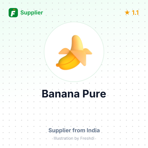 Banana Pure  – summary card, no photo uploaded yet