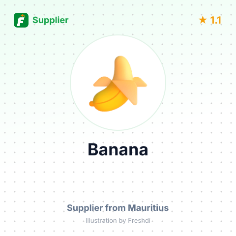 Banana  – summary card, no photo uploaded yet