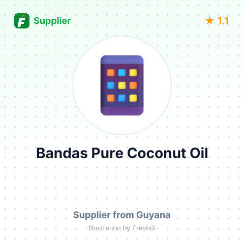 Bandas Pure Coconut Oil  – summary card, no photo uploaded yet