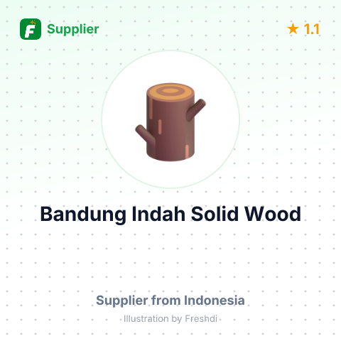 Bandung Indah Solid Wood – summary card, no photo uploaded yet