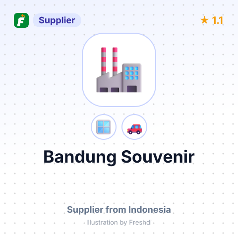 Bandung Souvenir – summary card, no photo uploaded yet