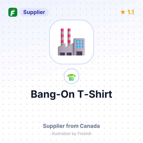 Bang-On T-Shirt – summary card, no photo uploaded yet