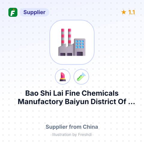 Bao Shi Lai Fine Chemicals Manufactory Baiyun District Of Guangzhou City – summary card, no photo uploaded yet
