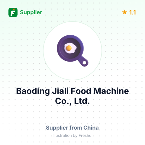Baoding Jiali Food Machine Co., Ltd. – summary card, no photo uploaded yet