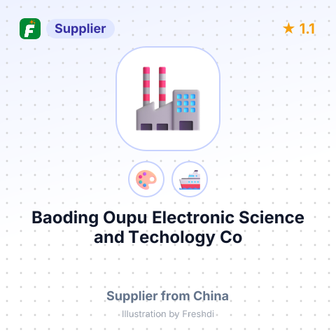 Baoding Oupu Electronic Science and Techology Co – summary card, no photo uploaded yet