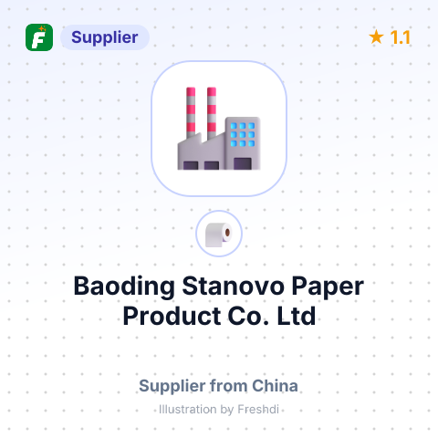 Baoding Stanovo Paper Product Co. Ltd – summary card, no photo uploaded yet