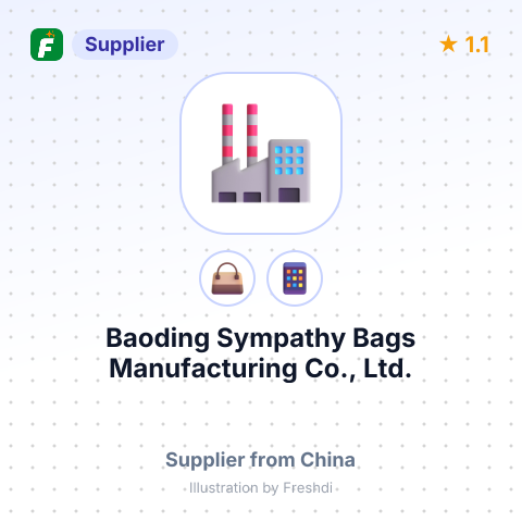 Baoding Sympathy Bags Manufacturing Co., Ltd. – summary card, no photo uploaded yet
