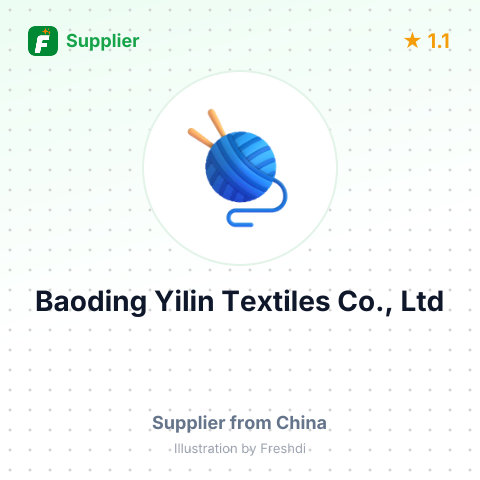 Baoding Yilin Textiles Co., Ltd – summary card, no photo uploaded yet