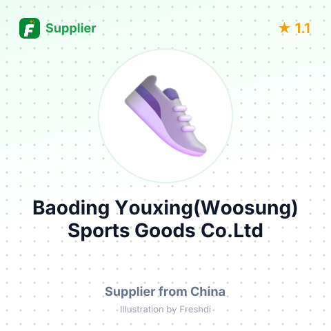 Baoding Youxing(Woosung) Sports Goods Co.Ltd – summary card, no photo uploaded yet