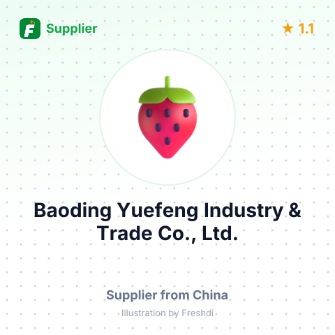 Baoding Yuefeng Industry & Trade Co., Ltd.  – summary card, no photo uploaded yet