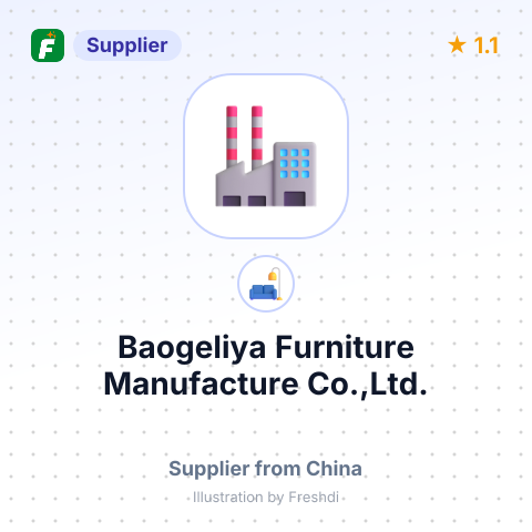 Baogeliya Furniture Manufacture Co.,Ltd. – summary card, no photo uploaded yet