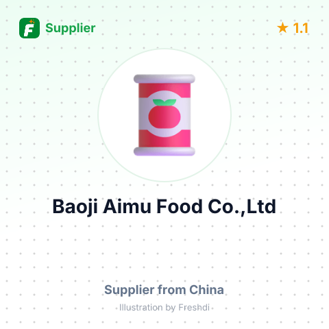 Baoji Aimu Food Co.,Ltd – summary card, no photo uploaded yet
