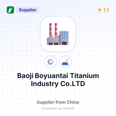 Baoji Boyuantai Titanium Industry Co.LTD – summary card, no photo uploaded yet