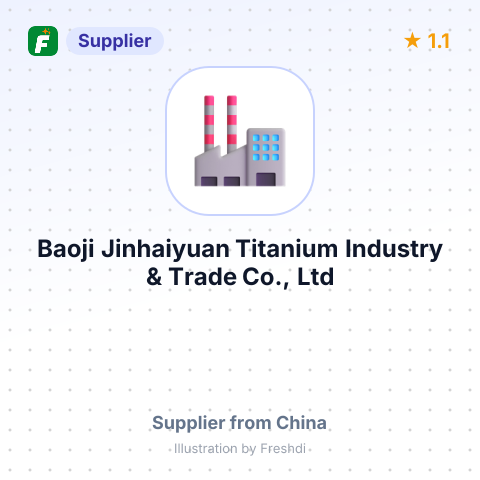 Baoji Jinhaiyuan Titanium Industry & Trade Co., Ltd – summary card, no photo uploaded yet