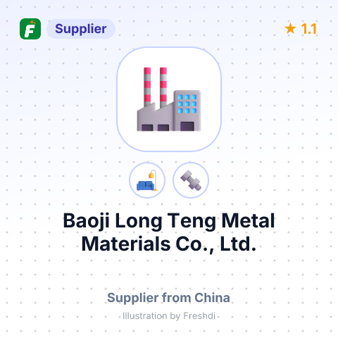 Baoji Long Teng Metal Materials Co., Ltd. – summary card, no photo uploaded yet