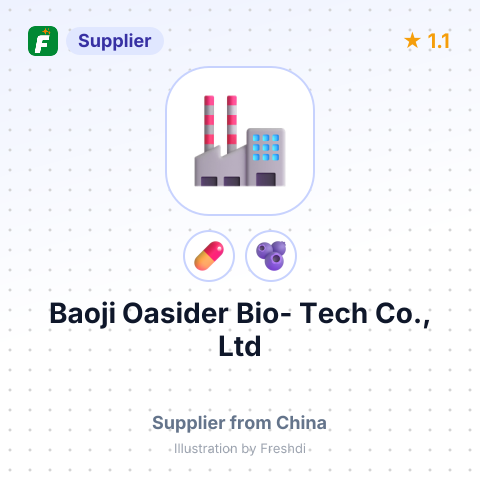Baoji Oasider Bio- Tech Co., Ltd – summary card, no photo uploaded yet