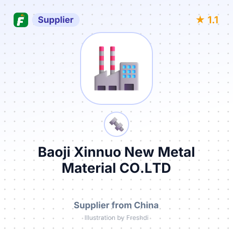 Baoji Xinnuo New Metal Material CO.LTD – summary card, no photo uploaded yet