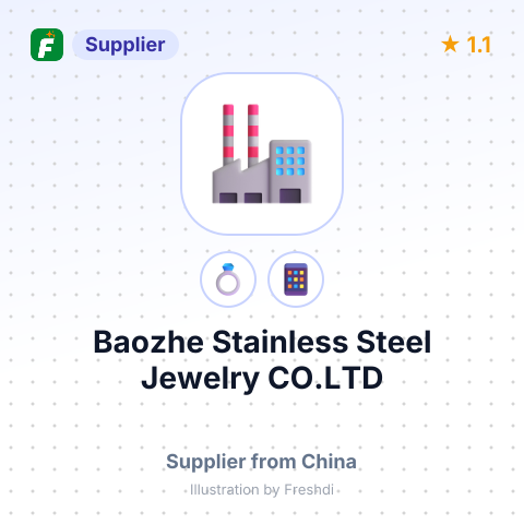 Baozhe Stainless Steel Jewelry CO.LTD – summary card, no photo uploaded yet