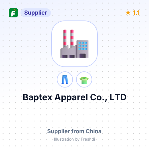 Baptex Apparel Co., LTD – summary card, no photo uploaded yet
