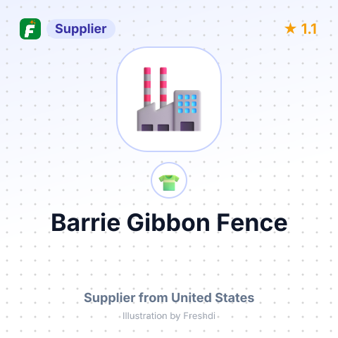 Barrie Gibbon Fence – summary card, no photo uploaded yet