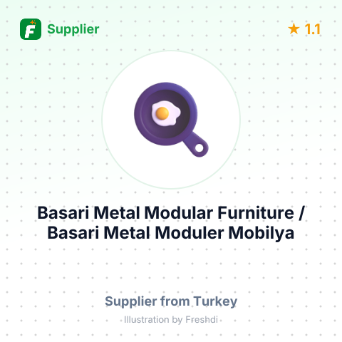 Basari Metal Modular Furniture / Basari Metal Moduler Mobilya – summary card, no photo uploaded yet