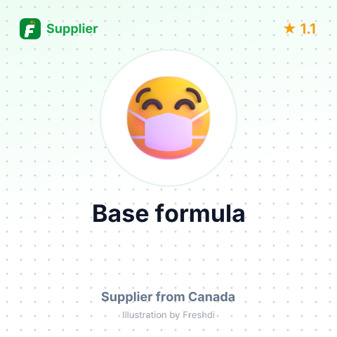 Base formula – summary card, no photo uploaded yet