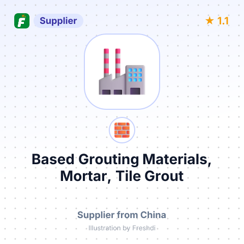Based Grouting Materials, Mortar, Tile Grout – summary card, no photo uploaded yet