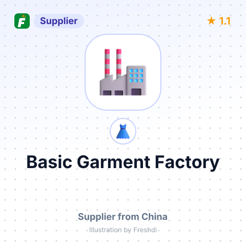 Basic Garment Factory – summary card, no photo uploaded yet